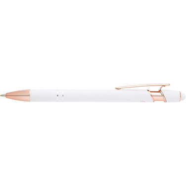 Logo trade promotional gift photo of: Nanna ballpoint pen with rose gold finish (blue ink)