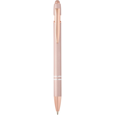 Logo trade promotional gifts image of: Nanna ballpoint pen with rose gold finish (blue ink)