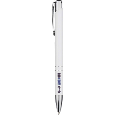 Logotrade promotional giveaway picture of: Moneta recycled aluminium ballpoint pen (blue ink)