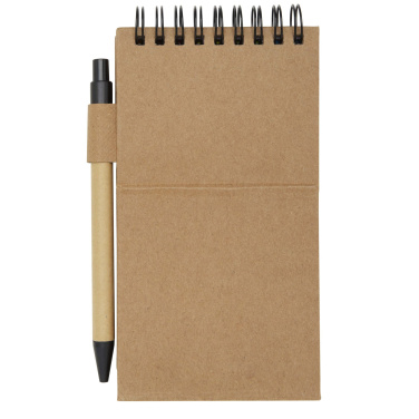 Logo trade corporate gift photo of: Flipper sticky notepad with ballpoint pen (black ink)