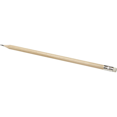 Logo trade advertising products image of: Graffo pencil with eraser