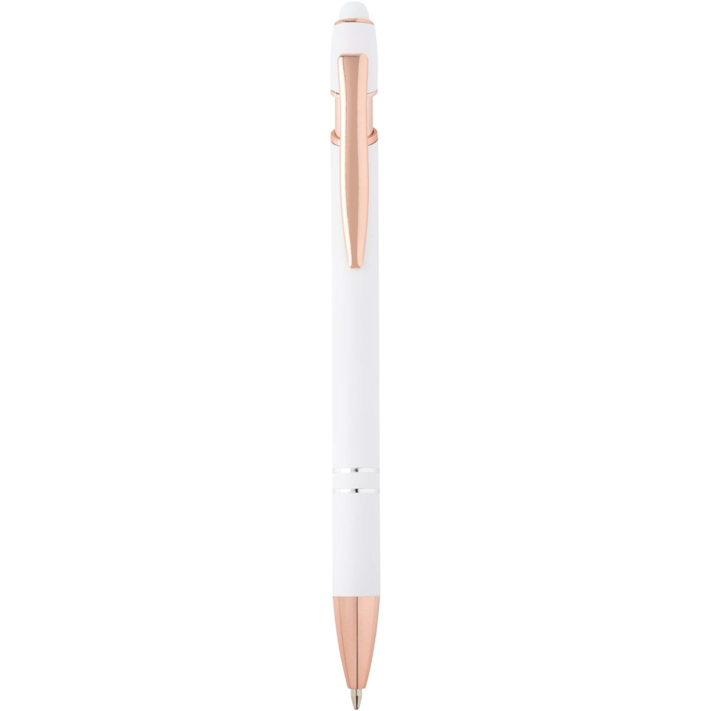 Logo trade corporate gifts picture of: Nanna ballpoint pen with rose gold finish (black ink)
