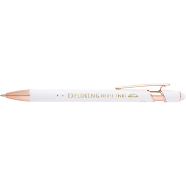 Logo trade promotional merchandise picture of: Nanna ballpoint pen with rose gold finish (black ink)