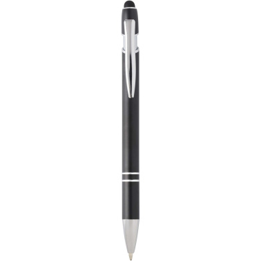 Logo trade promotional merchandise picture of: Kish ballpoint pen with silver finish (black ink)