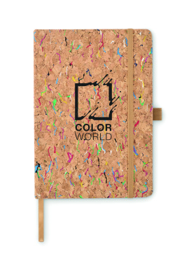 Logotrade promotional product picture of: A5 cork coloured notebook