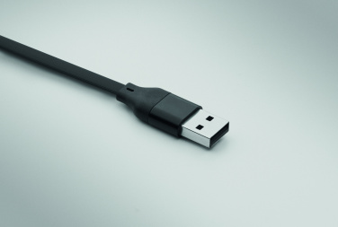 Logotrade promotional giveaways photo of: 60W cable keyring recycled ABS
