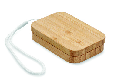 Logotrade promotional item image of: 15W wireless charger in bamboo
