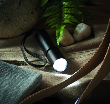 Logo trade promotional merchandise image of: Aluminium rechargeable torch