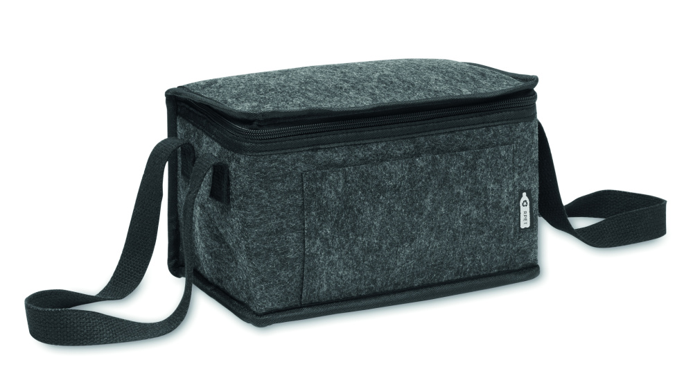 Logo trade advertising products image of: RPET felt cooler bag
