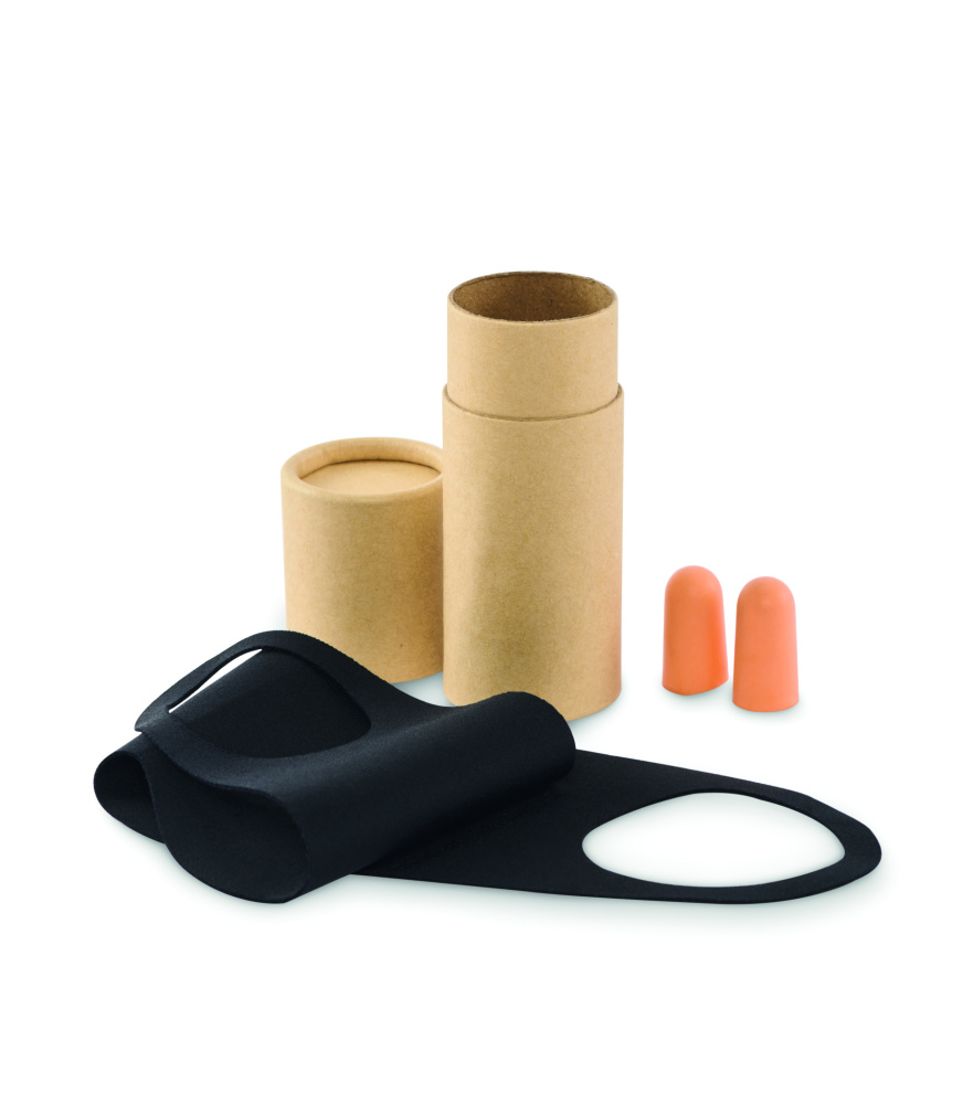 Logotrade business gift image of: Travel set in paper tube box