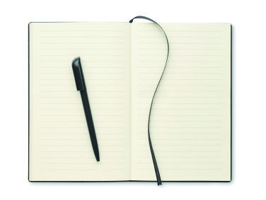 Logo trade promotional items image of: A5 PU notebook with pen