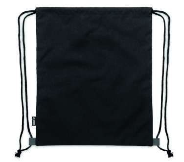 Logotrade promotional giveaway picture of: RPET PU drawstring bag 2 tone
