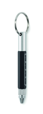 Logo trade promotional gifts image of: Key ring with twist action pen