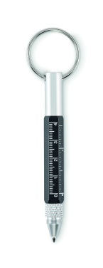 Logo trade promotional giveaway photo of: Key ring with twist action pen