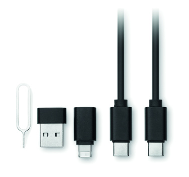Logo trade corporate gift photo of: 4 in 1 cable connector set 15W