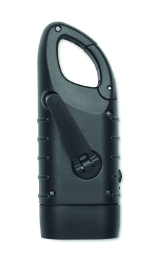 Logotrade business gifts photo of: Solar torch with dynamo crank