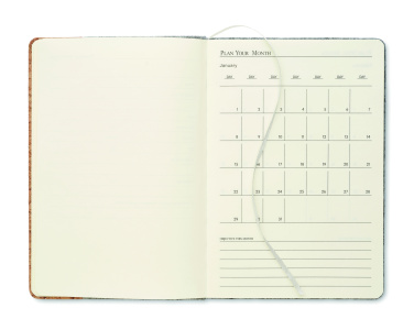 Logo trade promotional gifts image of: A5 RPET cork notebook
