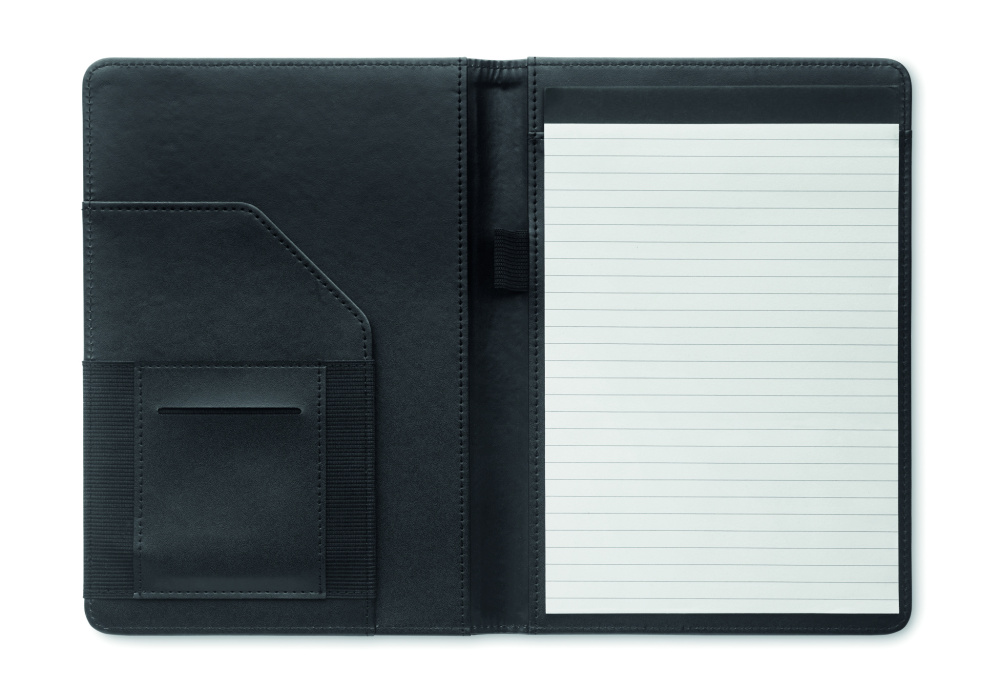 Logotrade promotional giveaway image of: A5 portfolio 300D RPET