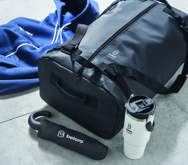 Logo trade promotional items image of: Travel tarpaulin duffle bag