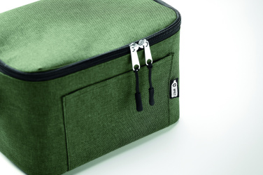 Logo trade corporate gifts image of: 600D RPET Cooler bag for cans