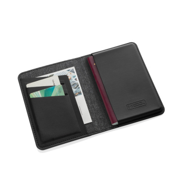 Logo trade promotional gift photo of: Trackmate RCS rpolyester passport holder worldwide locating