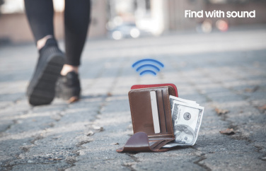 Logotrade corporate gift picture of: Findit RCS rplastic ultra-thin finder card rechargeable