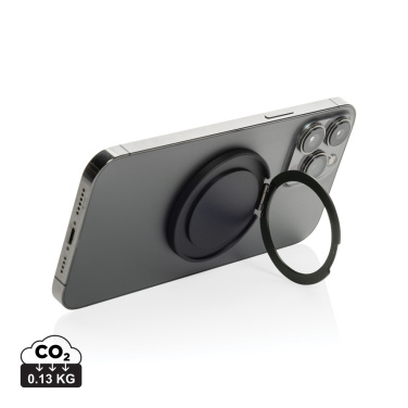 Logo trade corporate gifts image of: Terra Magnetic RCS rplastic magnetic phone holder with ring