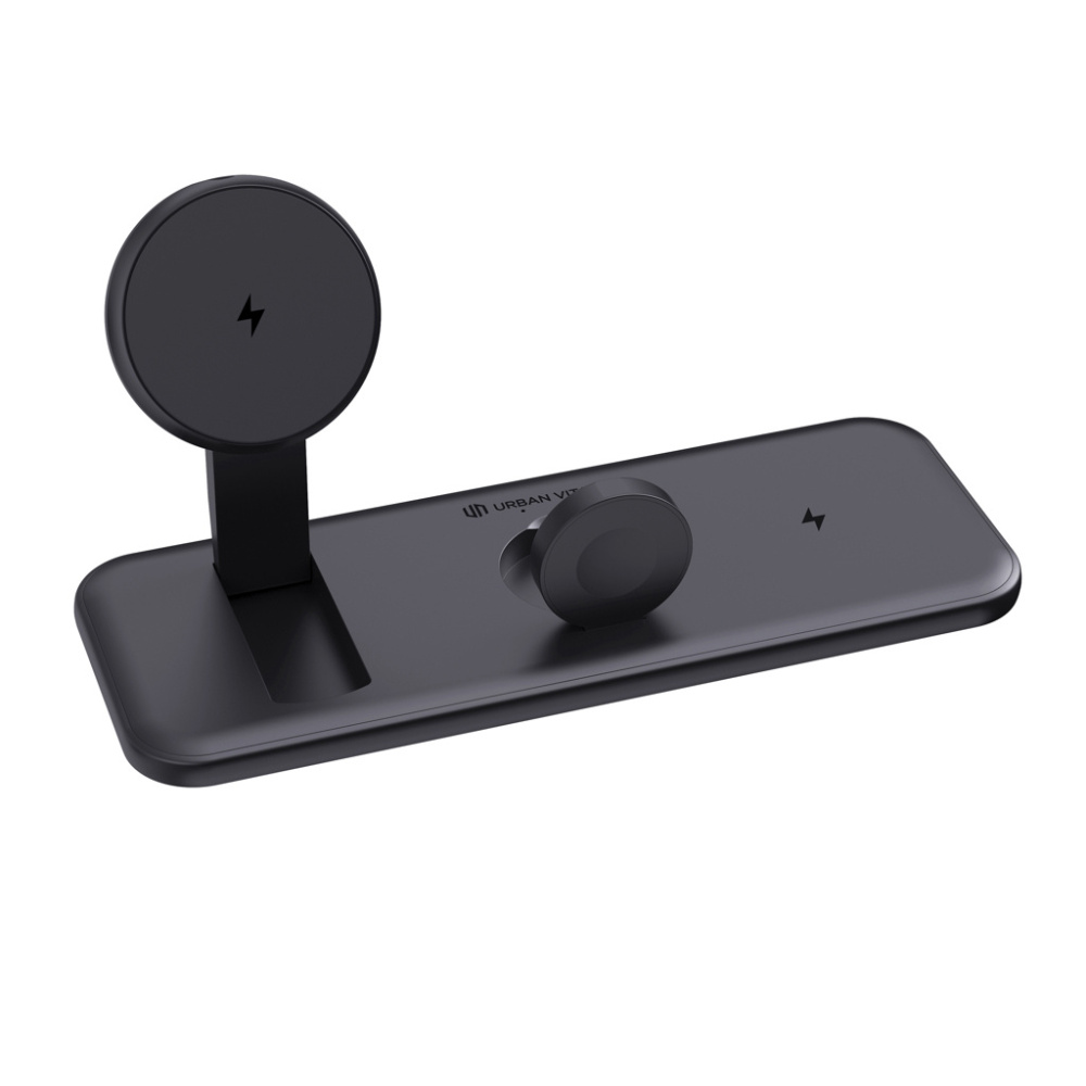 Logotrade promotional products photo of: Urban Vitamin Torrance 3 in 1 magnetic 15W charger