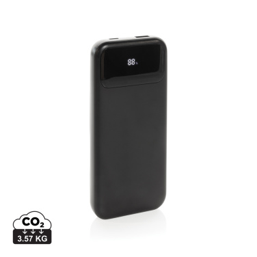 Logo trade promotional gifts image of: Turbopack RCS rplastic powerbank 10.000 integrated cables