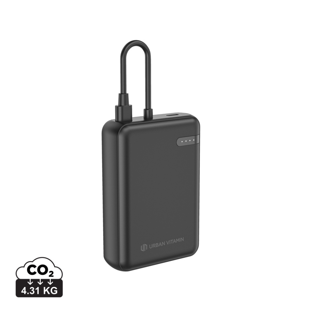 Logo trade corporate gifts image of: Urban Vitamin Fullerton RCS recycled 10,000 20W PD powerbank