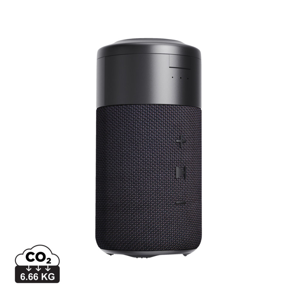 Logotrade promotional item picture of: Urban Vitamin Anaheim RCS recycled 10W speaker 15W charger