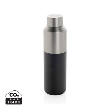 Logotrade business gift image of: Fluid RCS certified recycled steel water bottle 600ml