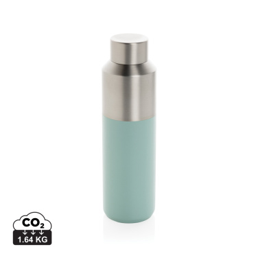Logo trade promotional merchandise picture of: Fluid RCS certified recycled steel water bottle 600ml