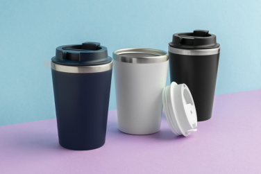 Logo trade promotional gifts image of: Java RCS recycled double wall tumbler 350ML