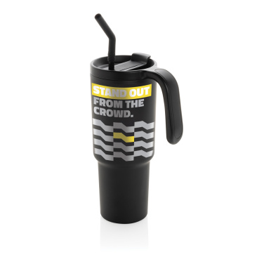 Logo trade promotional items picture of: Graphic 360 RCS certified recycled steel tumbler 900ml