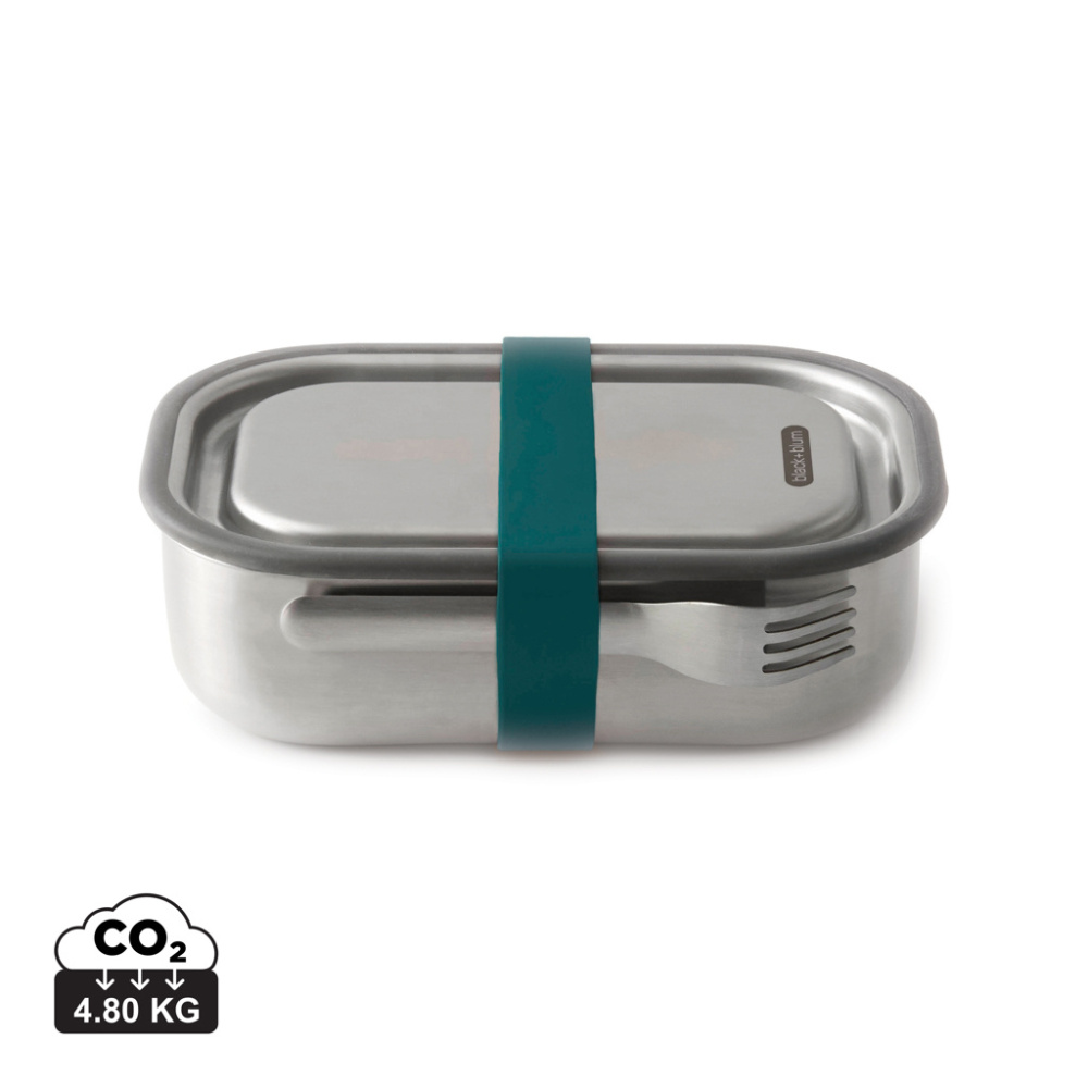 Logo trade business gifts image of: Black+Blum Stainless Steel Lunch Box Large