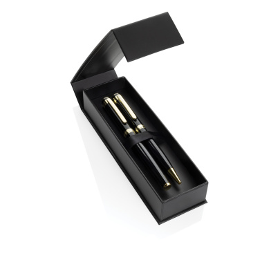 Logo trade promotional product photo of: Swiss Peak Luca RCS recycled brass deluxe pen set