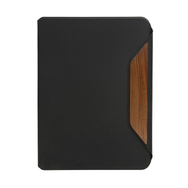 Logotrade promotional merchandise photo of: Teri AWARE™ RPET and walnut A4 portfolio