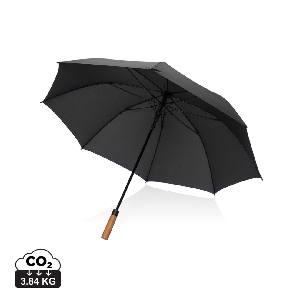 Logo trade business gifts image of: Tony  Aware™ RPET 30 inch acacia auto open umbrella