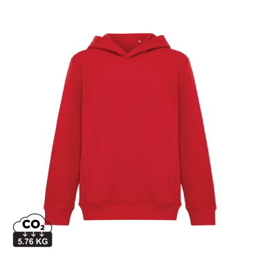 Logo trade business gifts image of: Iqoniq Yengo kids recycled cotton hoodie with sidepockets