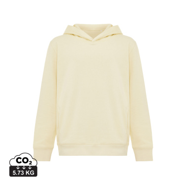 Logo trade promotional merchandise picture of: Iqoniq Yengo kids recycled cotton hoodie with sidepockets