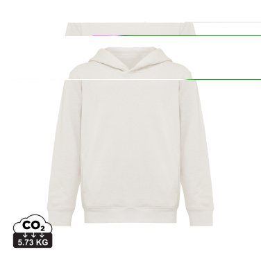 Logotrade promotional gift image of: Iqoniq Yengo kids recycled cotton hoodie with sidepockets