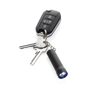 Logotrade promotional merchandise photo of: Flash RCS recycled aluminium keychain torch