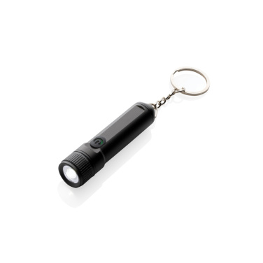 Logo trade promotional items picture of: Gear X rechargeable ultra bright keychain torch