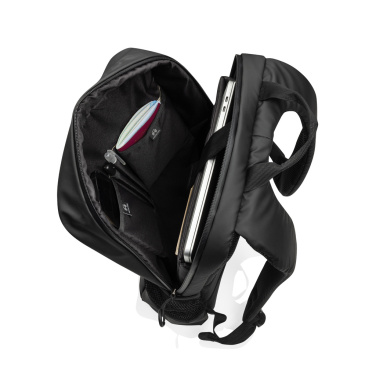 Logo trade promotional products picture of: Lima Aware™ RPET water resistant 15.6 laptop backpack