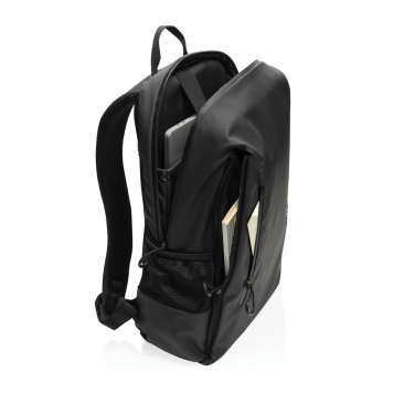 Logo trade promotional items image of: Lima Aware™ RPET water resistant 15.6 laptop backpack