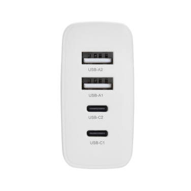 Logotrade advertising product picture of: TravelCharge Pro RCS rplastic travel charger with USB C