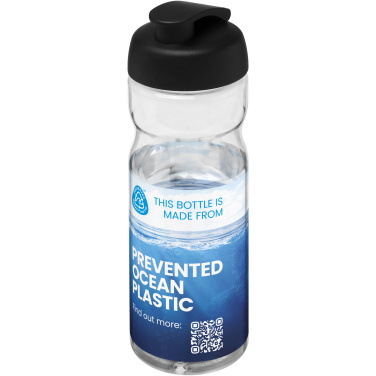 Logo trade promotional giveaway photo of: H2O Active® Eco Base 650 ml flip lid sport bottle