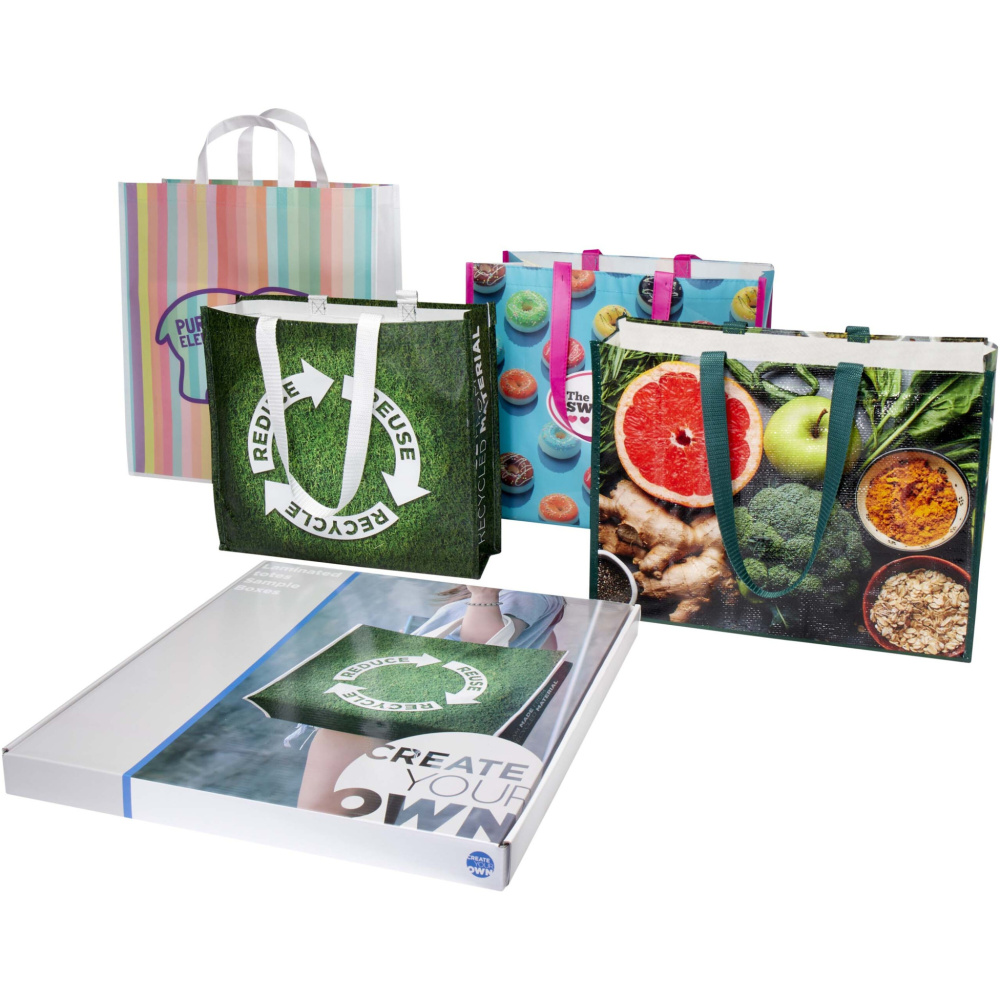 Logotrade promotional items photo of: Laminated totes sample box