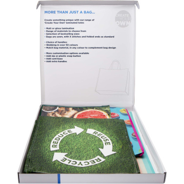 Logotrade promotional giveaway image of: Laminated totes sample box